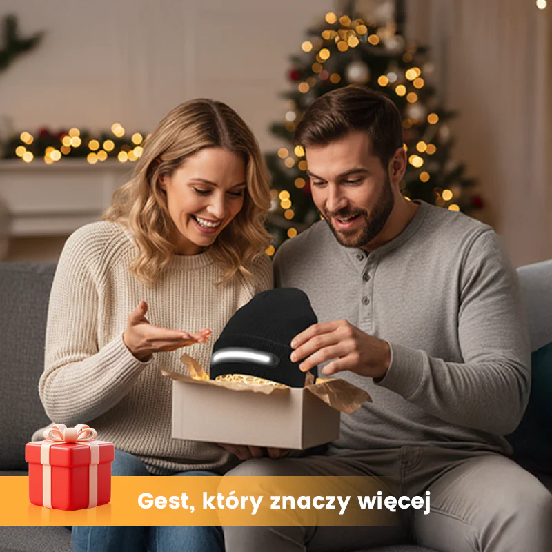 Ładowana Czapka z Diodami LED i Bluetooth
