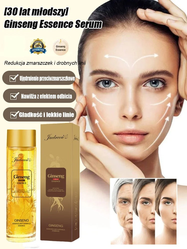 Serum odmładzające z ekstraktem z żeń-szenia przeciwzmarszczkowym 30 lat młodszy