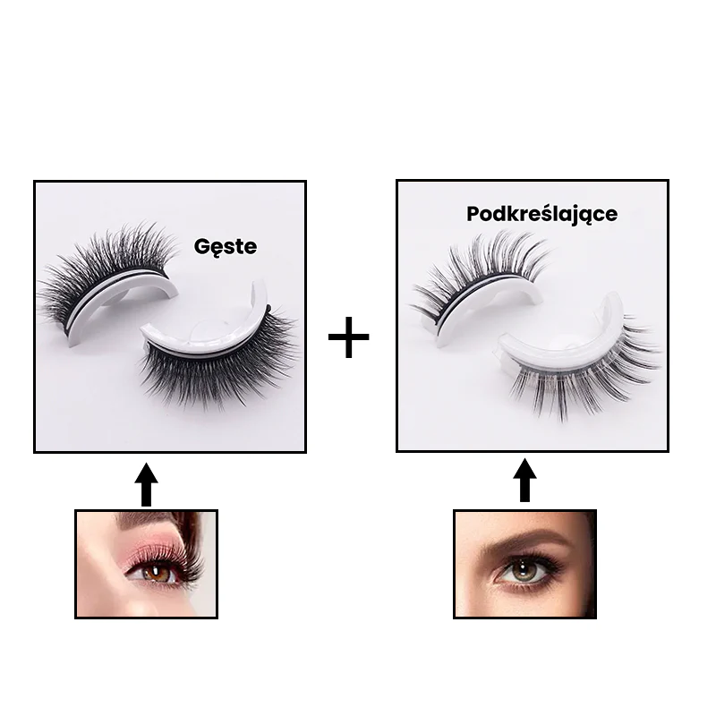 ✨Wodoodporne, wielokrotnego użytku sztuczne rzęsy✨
