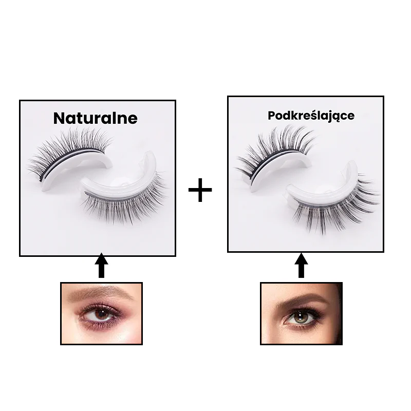 ✨Wodoodporne, wielokrotnego użytku sztuczne rzęsy✨