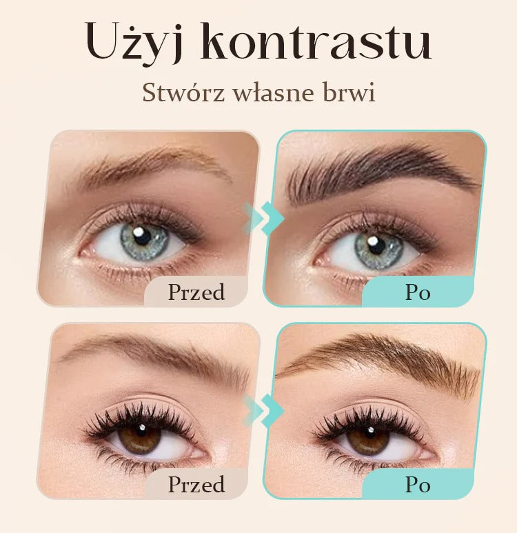 🔥Kup 1 i otrzymaj 1 gratis🎁Wysokiej jakości wodoodporna kredka do brwi 4 Fork