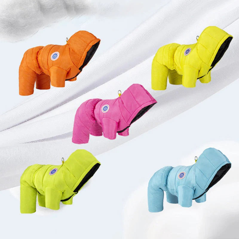 Ciepłe, wiatroszczelne zimowe ubranka dla psów🐕