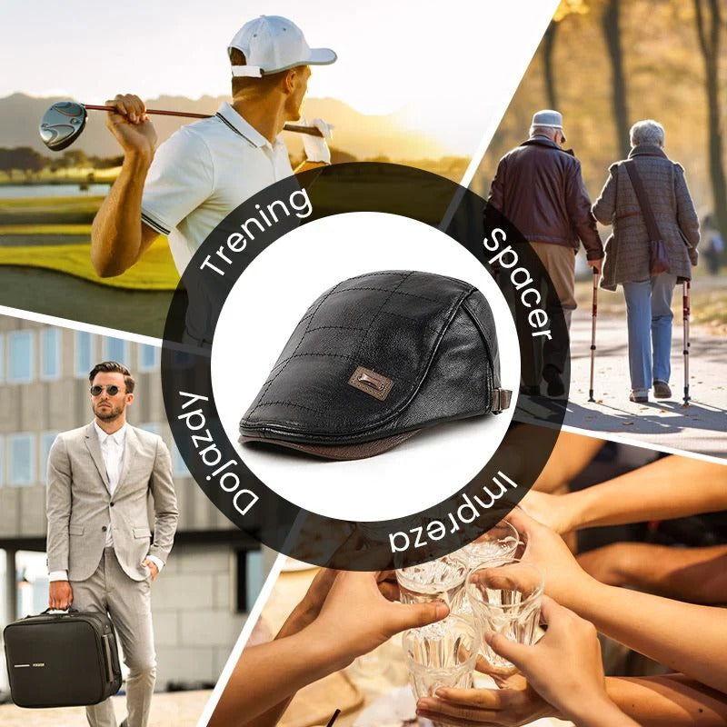 Skórzany beret nowej generacji